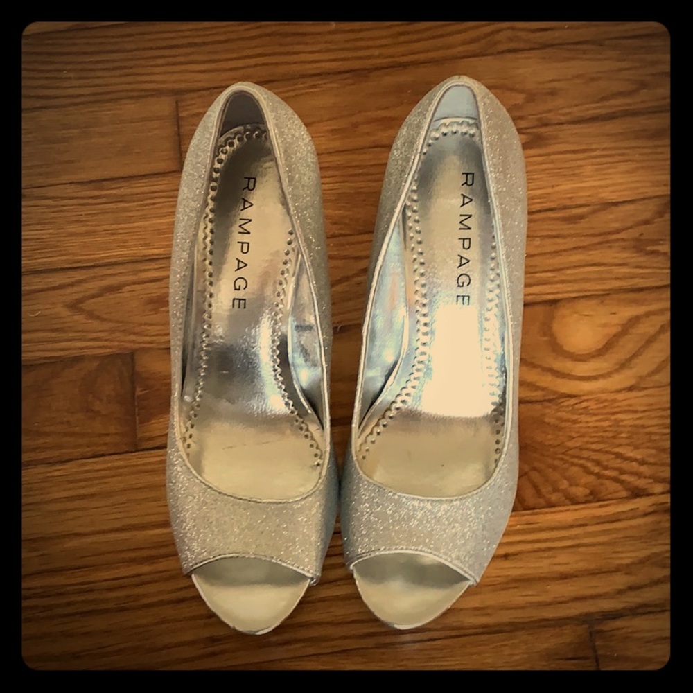 Rampage glitter heels